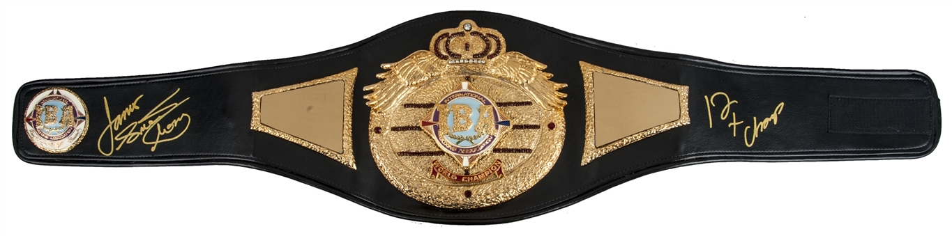 James “Lights-Out” Toney IBA World Heavyweight Championship Belt (Toney LOA)